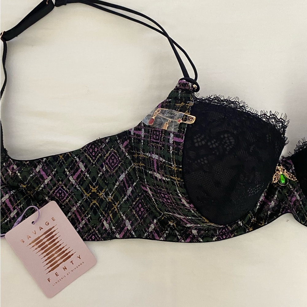 NWT Savage X Fenty by Rihanna A Little Tart Balconette Bra Size 36D. - Picture 7 of 11